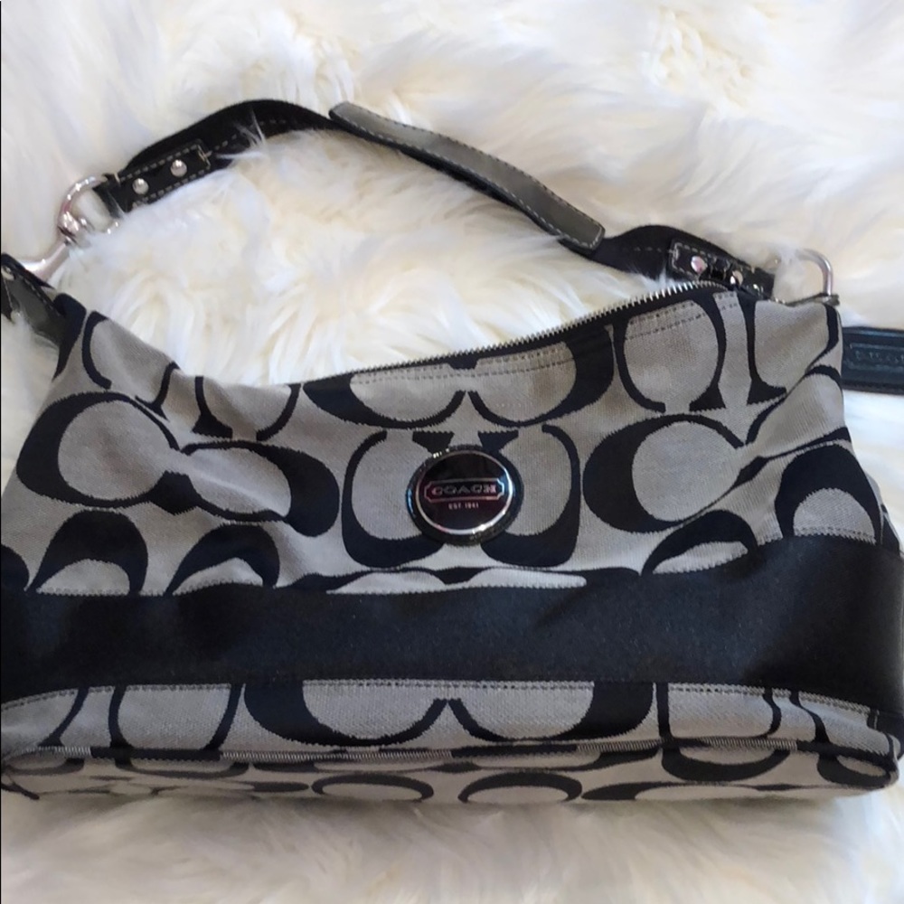 The Classic Coach C bag! Black and Gray Deal below